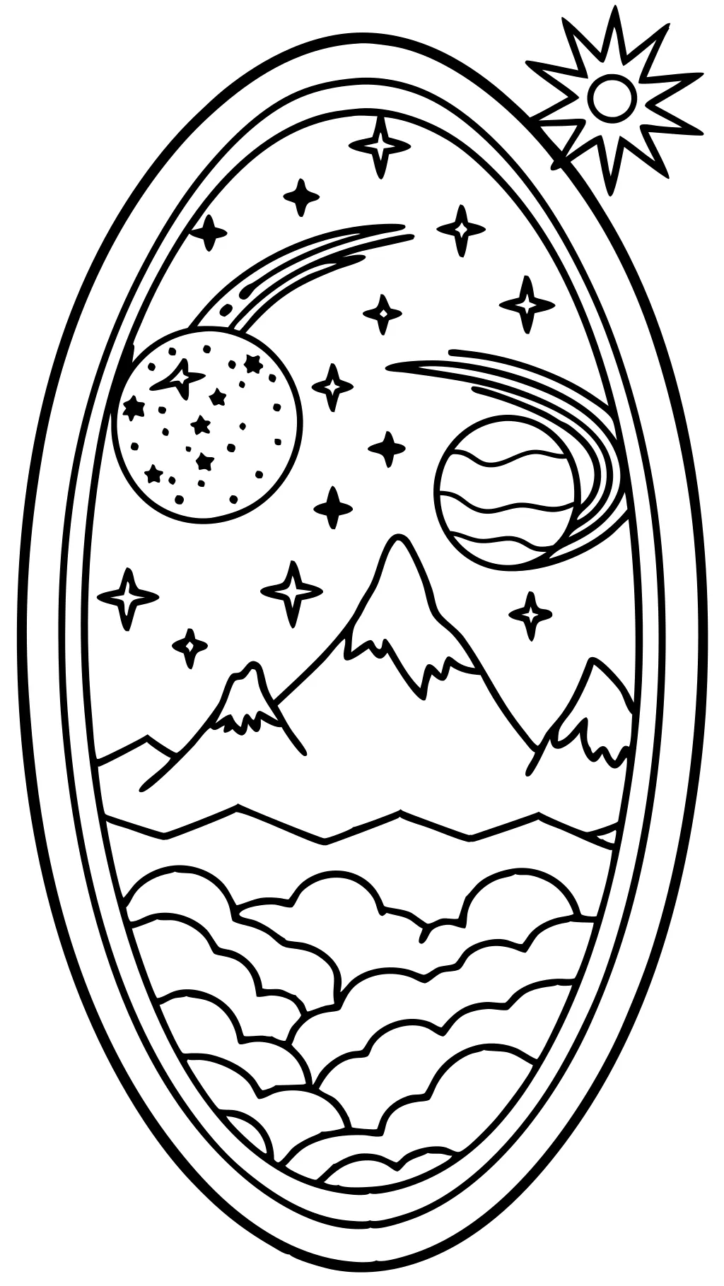 genesis 1 1 coloring page